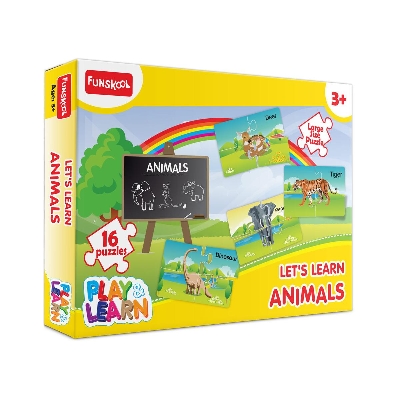 Picture of Funskool 16 Pieces Puzzles Play & Learn-Pet Educational Large Size Creative Toy for 3 Year Old Kids and Above