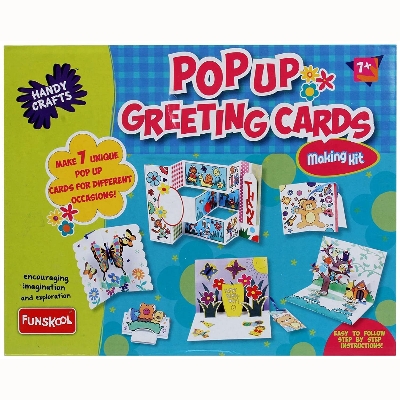 Picture of Funskool Handycrafts Pop up Greeting Cards DIY  Make Your own 3D Greeting Creative Things For 7 Years +
