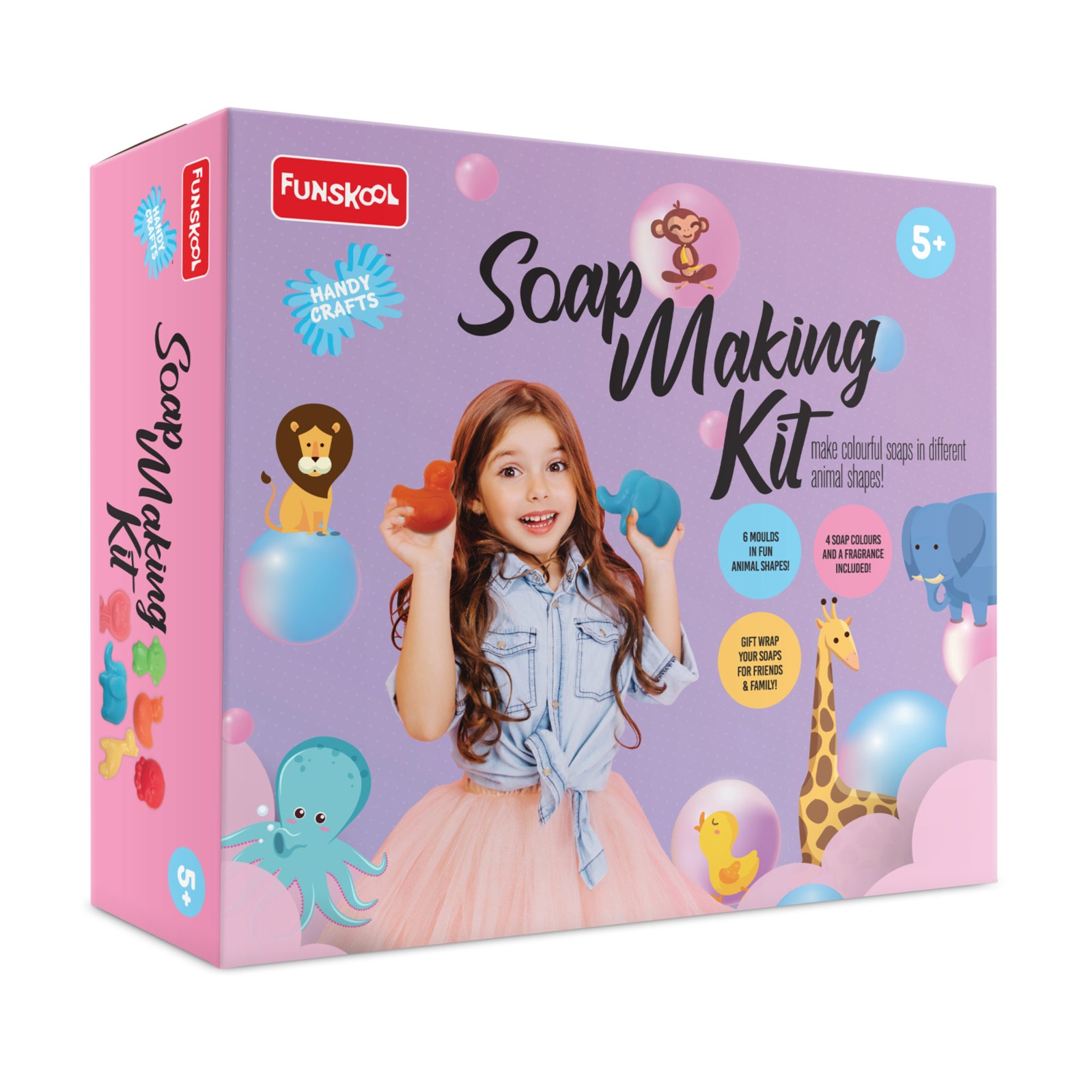 Picture of FUNSKOOL Soap Making 6 Different soap Shapes  Art and Craft kit For 5 Years +