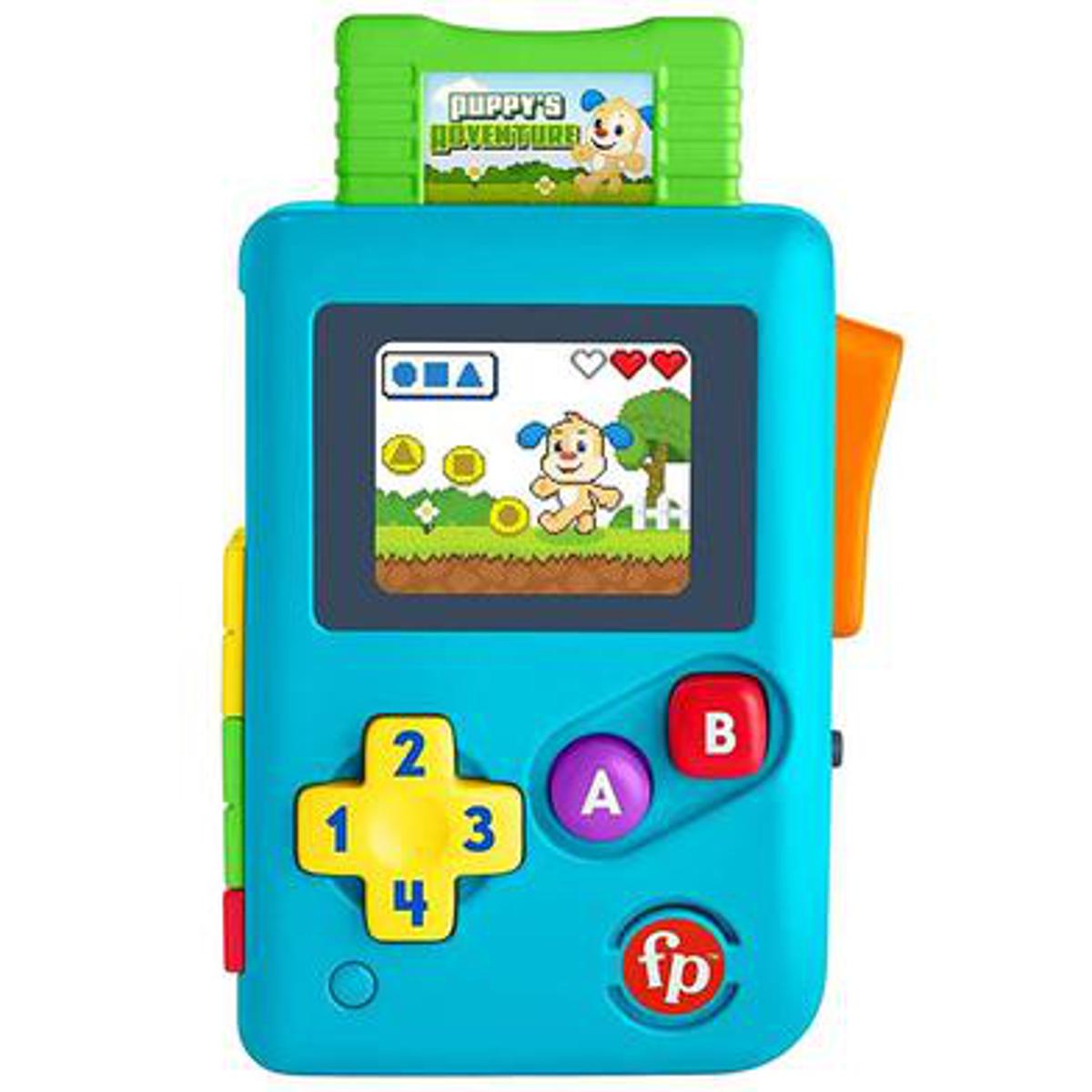 Picture of Fisher Price Laugh & Learn Lil’ Gamer Handheld Video Game Learning Toy with Music and Lights-GTJ65