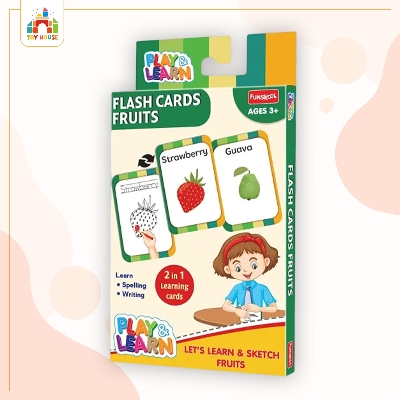 Picture of FUNSKOOL PL Flash Cards Fruits 21 Pieces for 3 Year Old Kids and Above
