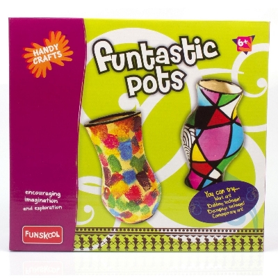 Picture of FUNSKOOL Funtastic Pots Decorate Jar Art Craft Toy