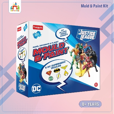Picture of FUNSKOOL MOULD & PAINT - SUPERHERO LOGOS ART AND CRAFT KIT TOY