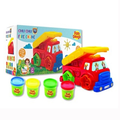 Picture of Fundough - Chu Chu Fire Engine Car Cutting and Moulding Playset