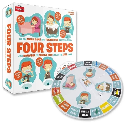 Picture of Funskool Four Steps - A Simple Board Game for Daily Routine
