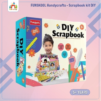 Picture of FUNSKOOL Handycrafts - Scrapbook kit DIY Scrapbook  Stick Sketch Design and More 5 Years + Art and Craft kit