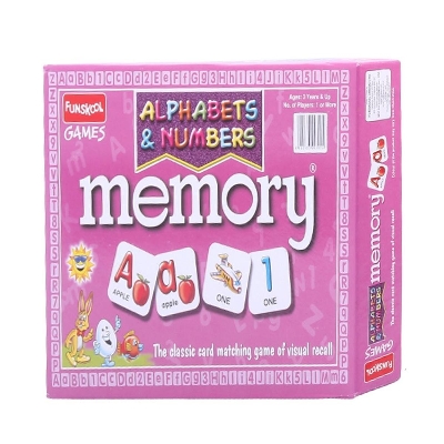 Picture of Funskool Games - Memory Alphabets And Nos Educational matching picture game for kids & family