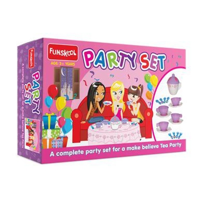 Picture of Giggles - Party Set Colourful Pretend and Play Tea set Language and Social skills Role  Preschool toys