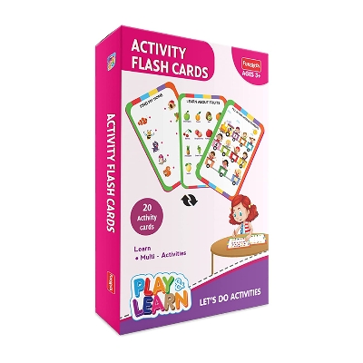 Picture of Funskool Play & Learn-Activity Educational 20 Pieces Flash Cards for 3 Year Old Kids and Above Toy