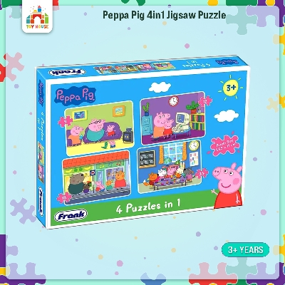 Picture of Peppa Pig 4in1 Jigsaw Puzzle -60402