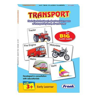 Picture of TRANSPORT- MY BIG FLASH CARDS-173560