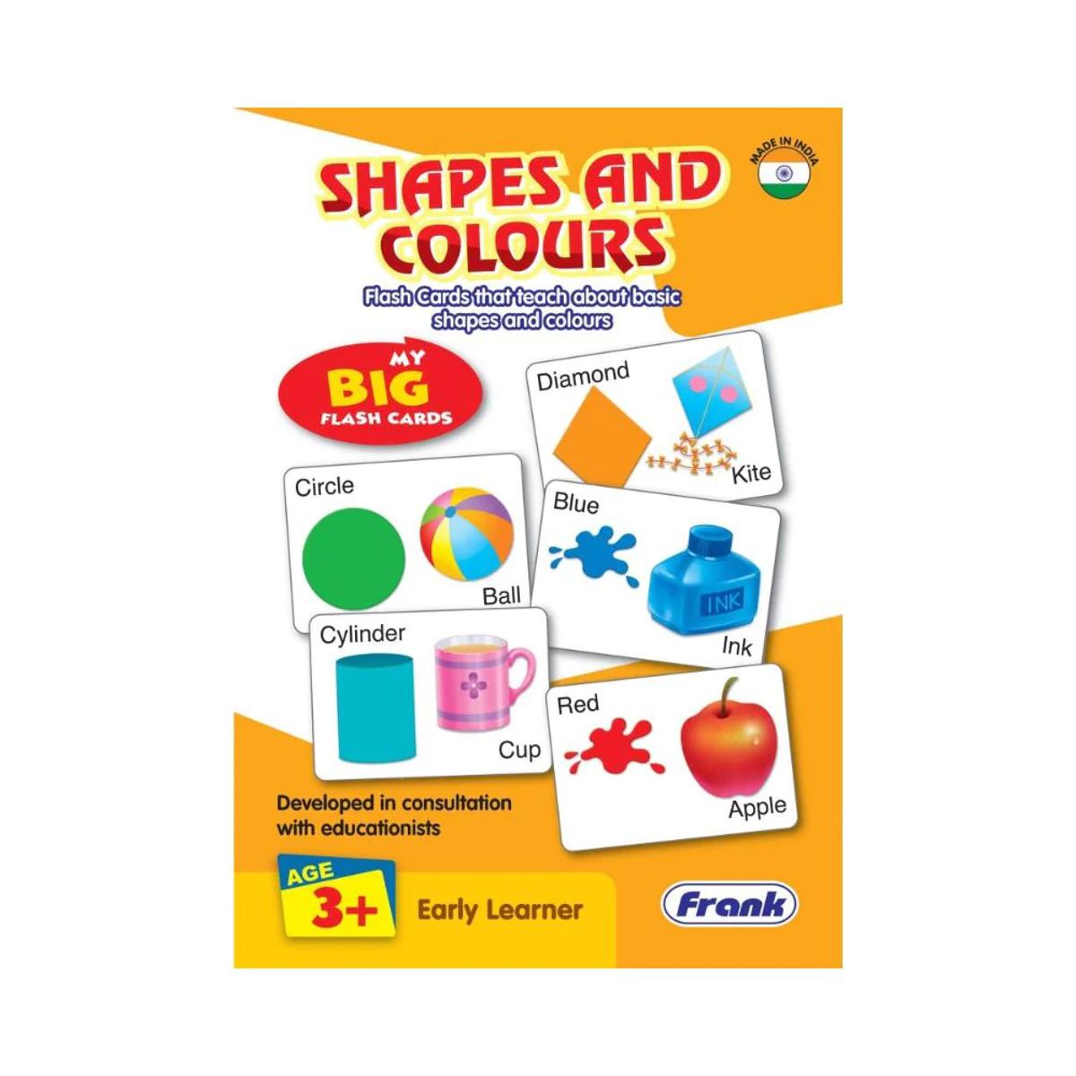Picture of SHAPES & COLOURS- MY BIG FLASH CARDS-10170