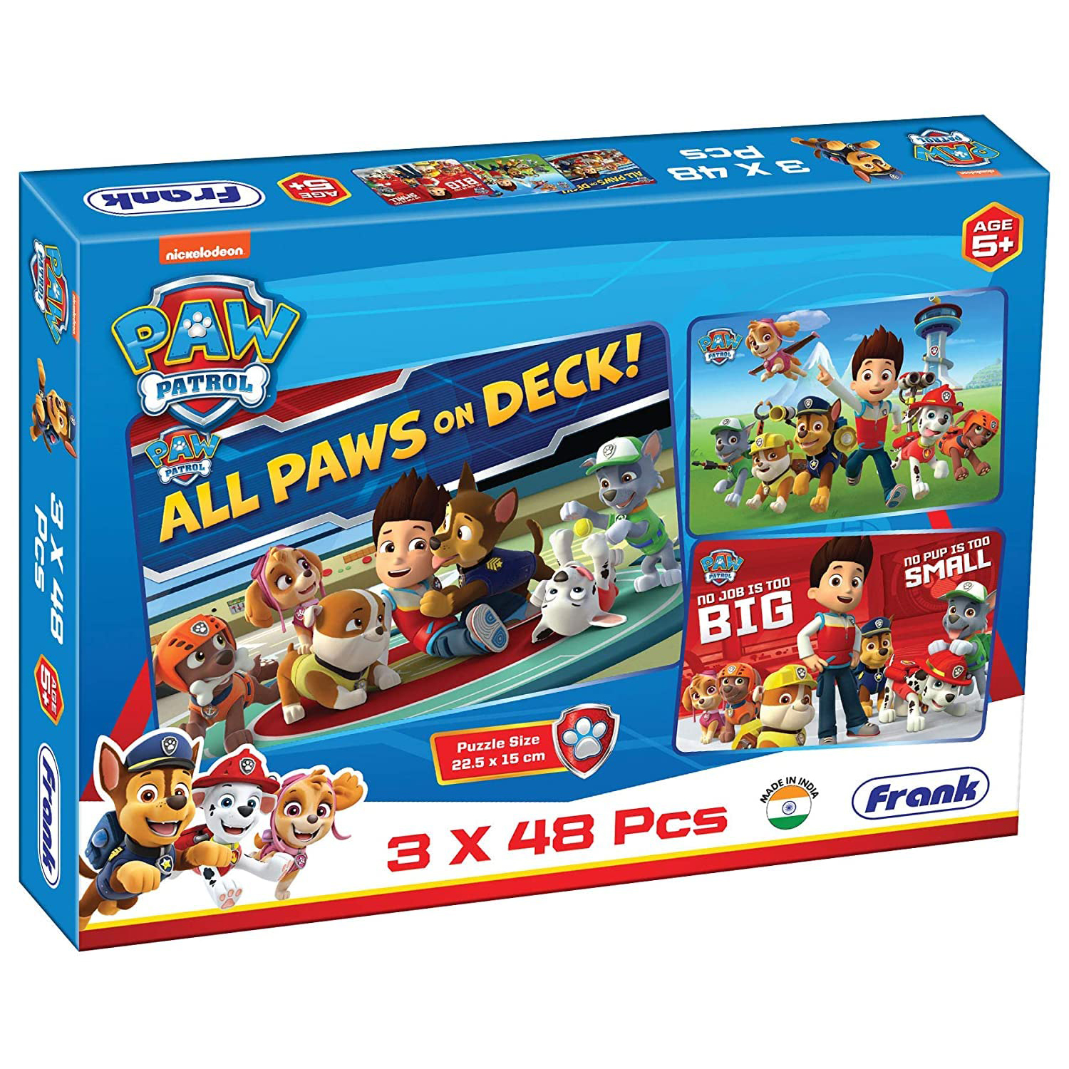 Picture of Pao Patrol Puzzles - 48 Pieces 3 in 1 Jigsaw Puzzles for Kids for Age 5 Years Old and Above-70303