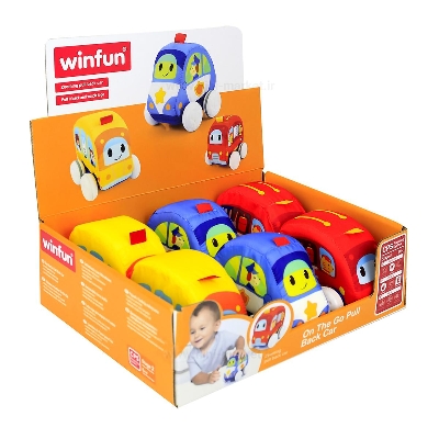 Picture of Winfun Pull Back Cloth Car Assortment For Kids-003185