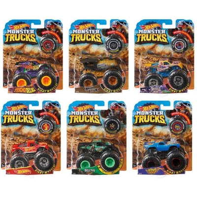 Picture of Hot Wheels Mon-ster Die Cast Trucks Asst Metal Kid Lover Collection-FYJ44