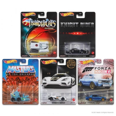 Picture of Hot Wheels Entertainment Car Asst Pull Car For Kids-DMC55