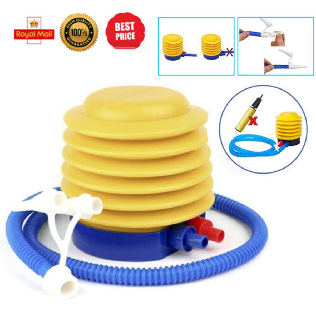 Picture of ObboMed-PP-1010 Plastic Bellows Foot Pump, Sports Inflatable Deflatable Yoga Gym Exercise Ball- Hand Pump