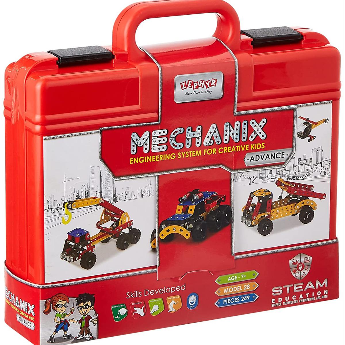 Picture of Zephy Mechanix Smart Bag block building set for kids- 09006