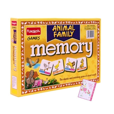 Picture of FUNSKOOL MEMORY AFUNSKOOL MEMORY ANIMAL FAMILY EDUCATIONAL MATVHING PICTURE