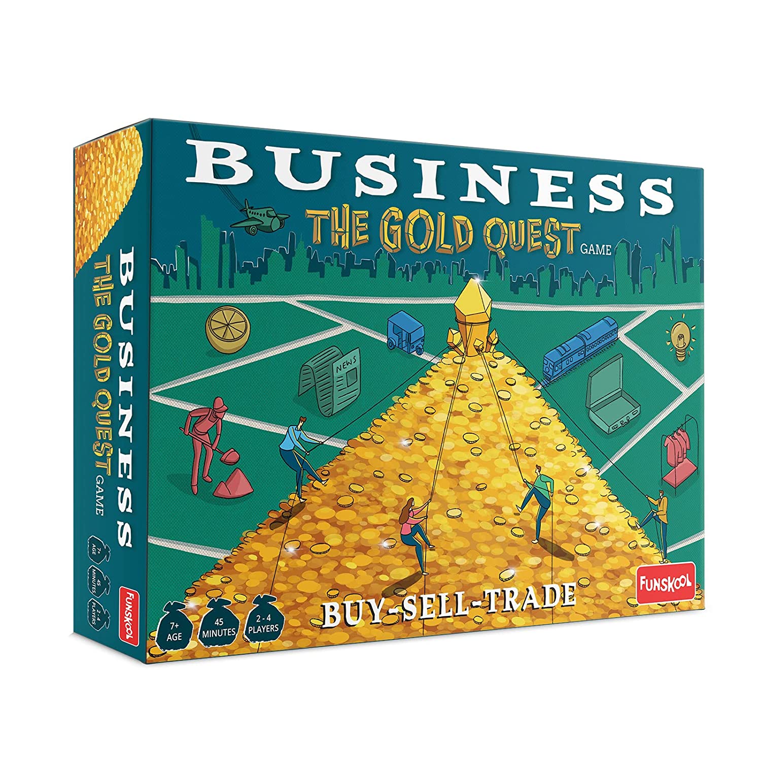 Picture of FUNSKOOL BUSINESS THE GOLD QUEST MULTIPLAYER STRATEGY BOARD GAME FOR KIDS