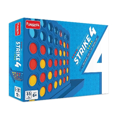 Picture of FUNSKOOL TRAVEL STRIKE 4 CLASSIC  DISC DROPPING CONNECT GAME FOR KIDS