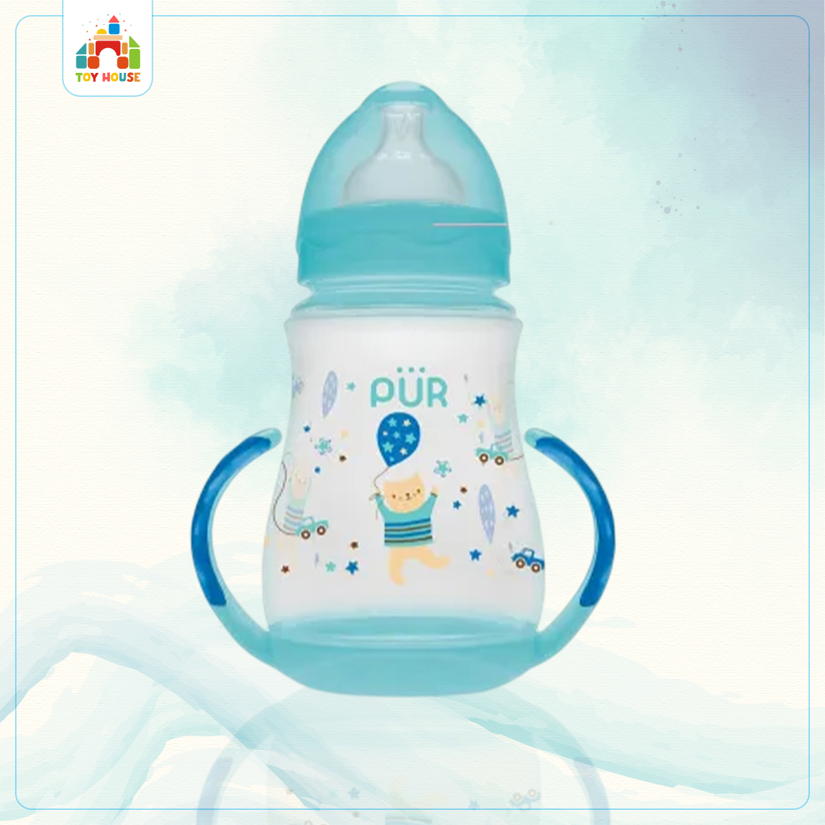 Picture of Wide Neck Bottle With Base Handle 9 oz/250 ml - Sweet (9023) 1Pc