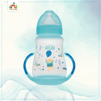 Picture of Wide Neck Bottle With Base Handle 9 oz/250 ml - Sweet (9023) 1Pc