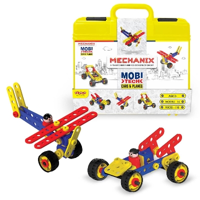 Picture of Zephyr Plastic Mechanix - Mobitech block building set for kids-02010