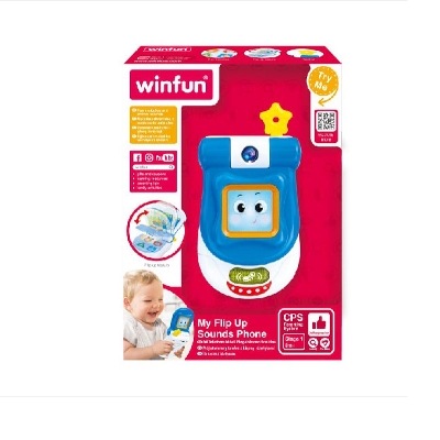 Picture of Mobile Winfun My Flip Up Sounds Phone with Sound Assorted Model-000618, Musical toy