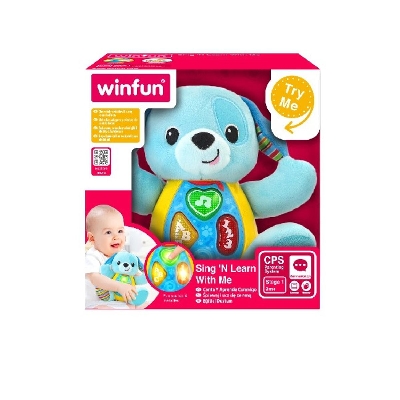 Picture of Doll Musical Blueberry Pup Sing N Learn - Winfun 000686