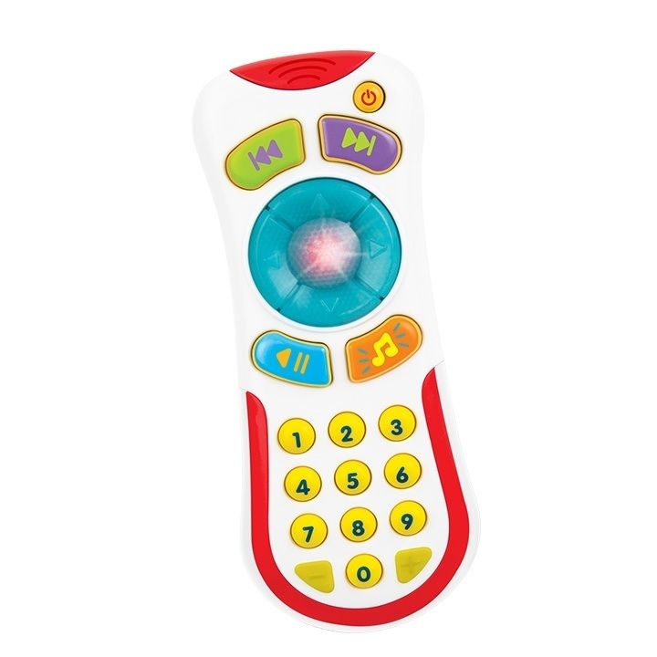 Picture of Light 'N Sounds Remote Control with Light and Sound for Babies White-Winfun  000723
