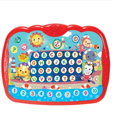 Picture of Winfun Tiny Tots Learning Pad Tablet for Kids, Toddler Educational Alphabet Sounds, Music and Numbers - Early Development Electronic Activity Game-002273