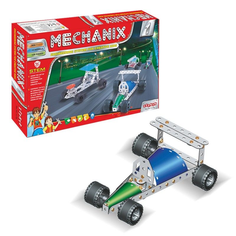 Picture of Zephyr 01003 Mechanix - 1 Smar Picks Mechanix 1 DIY, Educational, Stem, Building and Construction Toys (Metal)