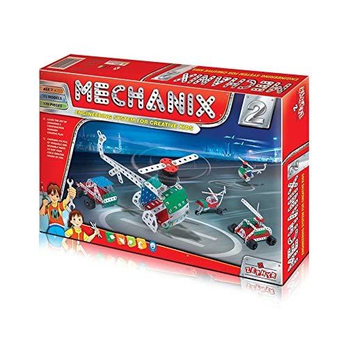 Picture of Zephyr 01004 Mechanix - 2 DIY Educational, Stem, Building and Construction Toys (Metal) for kids.