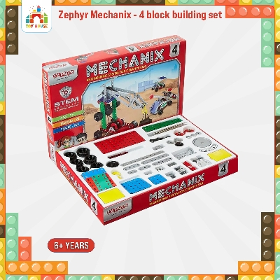 Picture of Zephyr Mechanix - 4 block building set for kids-01006