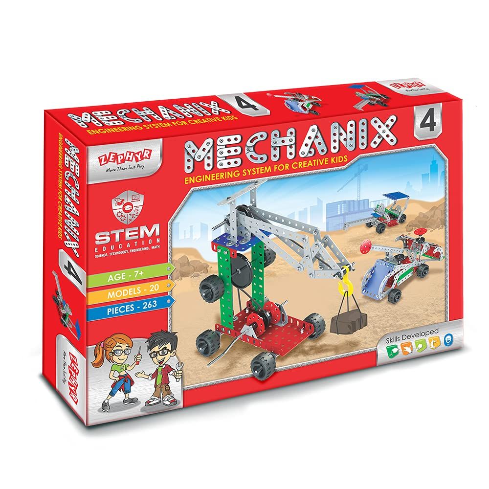 Picture of Zephyr Mechanix - 4 block building set for kids-01006