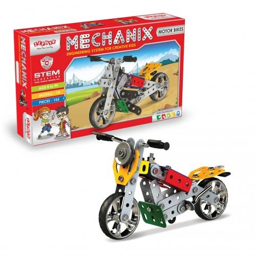 Picture of Zephyr Mechanix – Motorbikes creative block building set for kids-01008