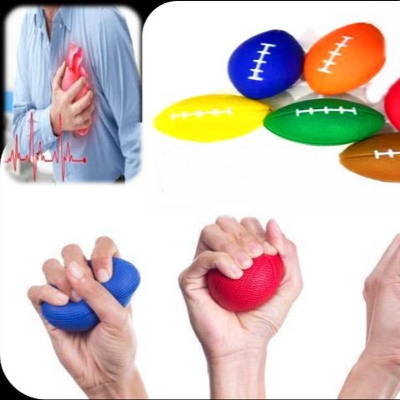 Picture of Rugby Ball Squishy Stress Relief -4 Pcs