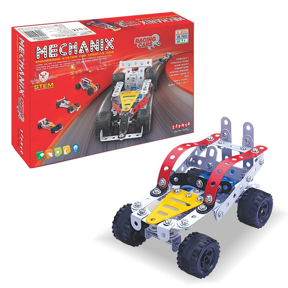 Picture of Zephyr Mechanix - Racing Car -01014, Block building set for kids.