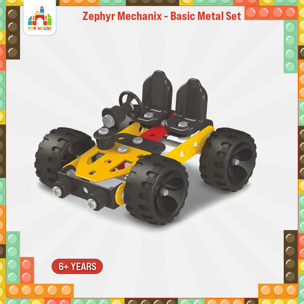 Picture of Zephyr Mechanix - Basic Retail Pvt Ltd Metal kids - Basic Set-09001, Block building set