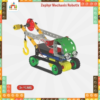 Picture of Zephyr Mechanix Robotix - 1 Smart Bag block(166 Pieces)  01068 For kids