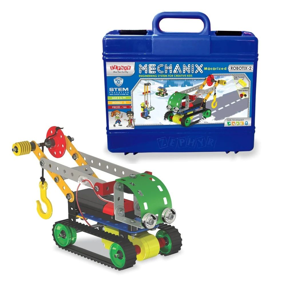 Picture of Zephyr Mechanix Robotix - 1 Smart Bag block(166 Pieces)  01068 For kids