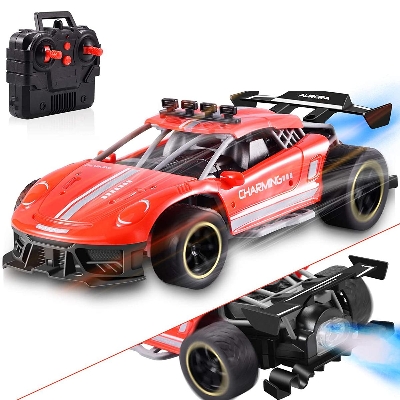 Picture of Remote Control Drift Toy Car for Kids High, Fusion Rechargeable Remote Control Spray Runner Car ,Speed Racing Car with Light and Spray for Boys and Girls as Gift