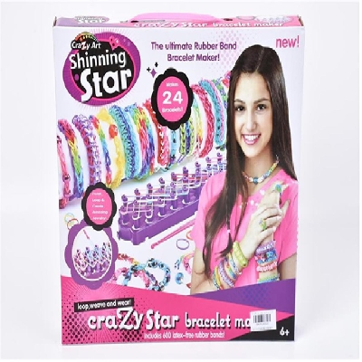 Picture of Bracelet  DIY rainbow ring weaving set Bracelet Maker, Multi Color