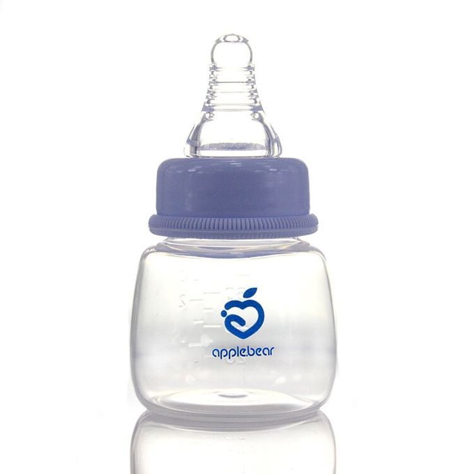 Picture of AppleBear Glass Baby Bottle Medium Flow Silicone60 ML