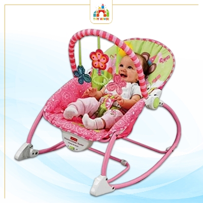Picture of Baby Infant Toddler Cradle Rocker Baby Bouncer Chair Baby Swing ChairNewborn to Toddler Music and Vibrating Rocker Chair with Calming Vibrations, Adjustable Mode, Assorted Design
