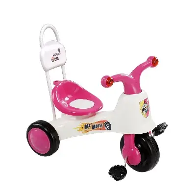 Picture of Tricycle / Tricycle for Kids and Babies / My Moto Bike Trolley ( With Music ) Tricycle- Yellow & Red