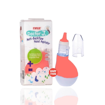 Picture of Farlin Anti Backflow Nasal Aspirator helps relieves baby's stuffy nose