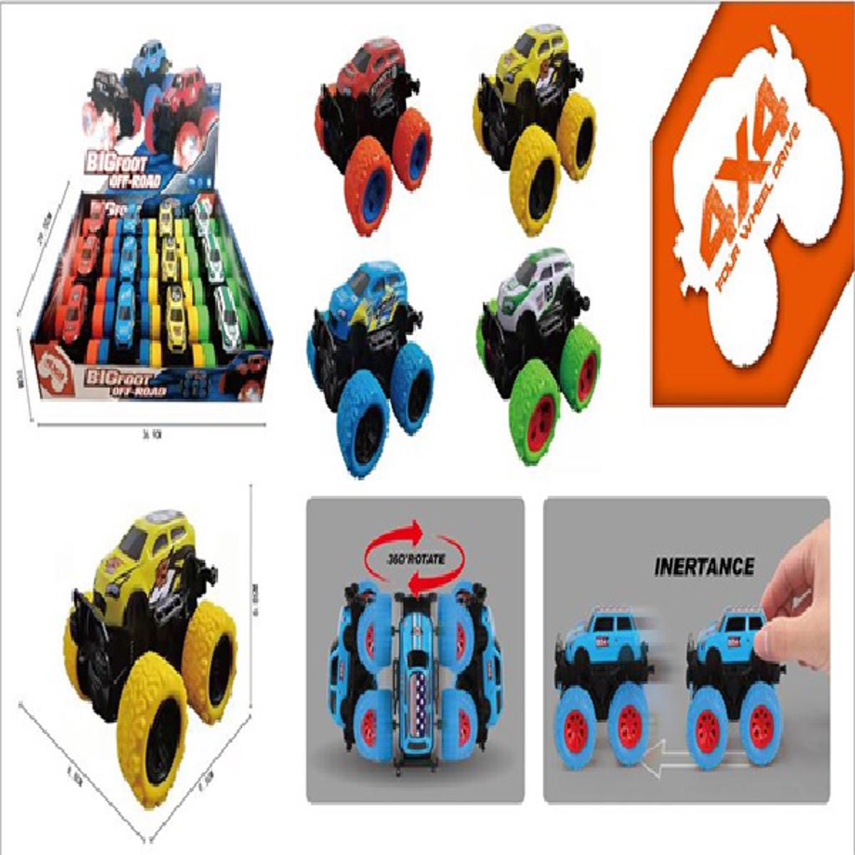 Picture of Inertial alloy off-road car Mini Four-Wheel Drive Off-Road Inertial Truck Toys For Kids Children Gift- 1 pcs