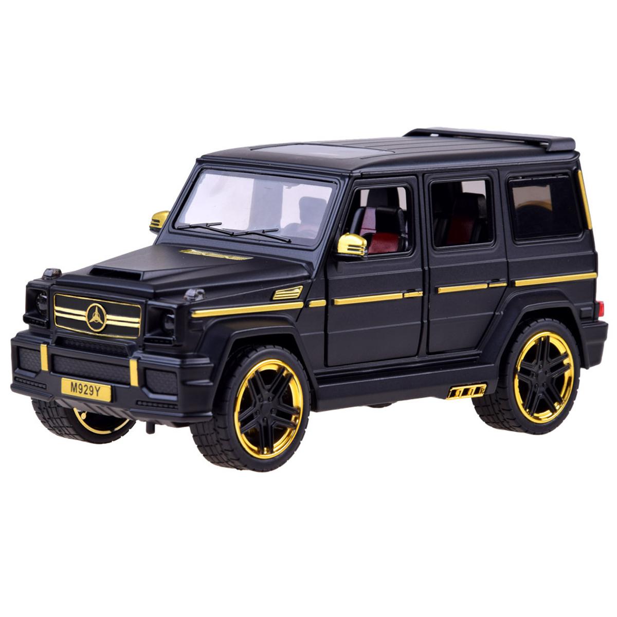 Picture of 1:24 alloy pullback car with light, sound[door opened],Mercedes Benz CZ117B model Children Toy Indoor Collection Static Art Decoration Ornaments Toy Car.